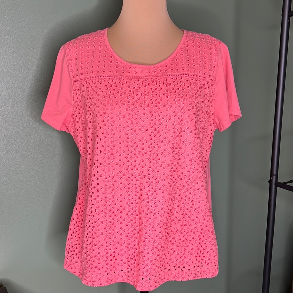 Croft & Barrow Coral Blouse. Size XLP